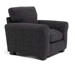 Habitat Lisbon Fabric Armchair - Charcoal -Habitat 9362897 R Z004A