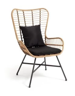 Habitat 2 Seater Bamboo Garden Bistro Set - Natural -Habitat 9371998 R Z003A