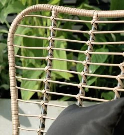 Habitat 2 Seater Bamboo Garden Bistro Set - Natural -Habitat 9371998 R Z010A