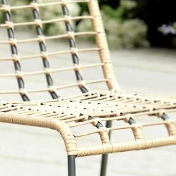 Habitat 4 Seater Bamboo Patio Set -Habitat 9372485 R Z010C