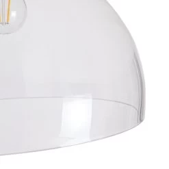 Habitat Diablo Glass Flush To Ceiling Light - White -Habitat 9374029 R Z002A