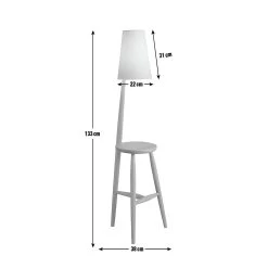 Habitat Wallace Complete Floor Lamp - Oak 11 Habitat Wallace Complete Floor Lamp - Oak -Habitat 9375169 R Z001E