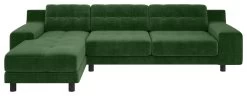 Habitat Hendricks Velvet Left Hand Corner Chaise Sofa-Green 15 Habitat Hendricks Velvet Left Hand Corner Chaise Sofa-Green -Habitat 9375554 R Z002A