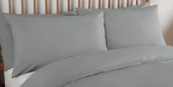 Habitat Cool Tencel Cotton Dove Grey Bedding Set - Single -Habitat 9376113 R Z005A
