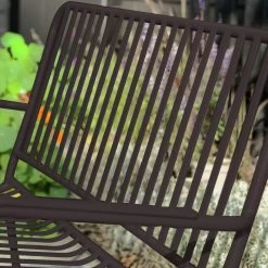 Habitat Indu 2 Seater Metal Bench - Black -Habitat 9380116 R Z005A