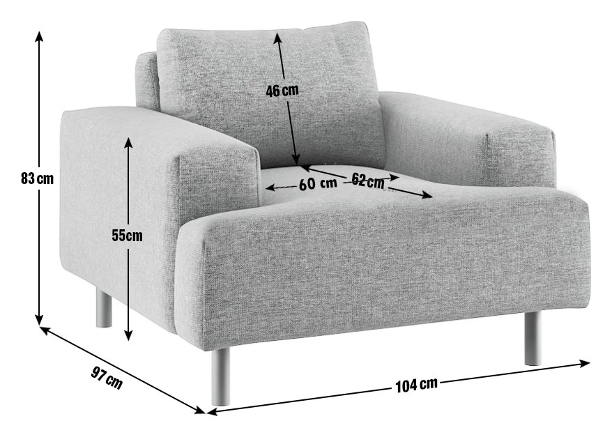 Habitat Julien Velvet Armchair - Grey 9 Habitat Julien Velvet Armchair - Grey - Image 7