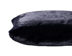 Habitat Plain Faux Fur Cushion - Navy - 43x43cm -Habitat 9393804 R Z004A