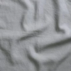 Habitat Linen Plain Mist Grey Fitted Sheet - Superking -Habitat 9394669 R Z003A