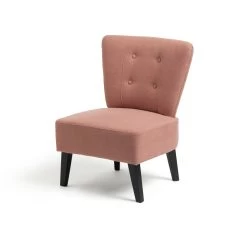 Habitat Delilah Fabric Cocktail Chair - Pink -Habitat 9397336 R Z002A