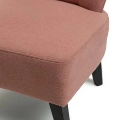 Habitat Delilah Fabric Cocktail Chair - Pink -Habitat 9397336 R Z006A