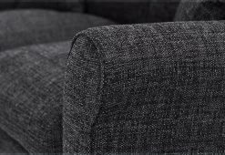 Habitat Lisbon Fabric 3 Seater Sofa - Charcoal -Habitat 9397460 R Z006A