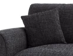 Habitat Lisbon Fabric 3 Seater Sofa - Charcoal -Habitat 9397460 R Z007A
