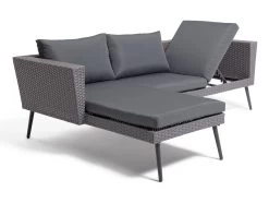 Habitat 5 Seater Rattan Effect Garden Corner Sofa Set - Grey 24 Habitat 5 Seater Rattan Effect Garden Corner Sofa Set - Grey -Habitat 9397673 R Z006A