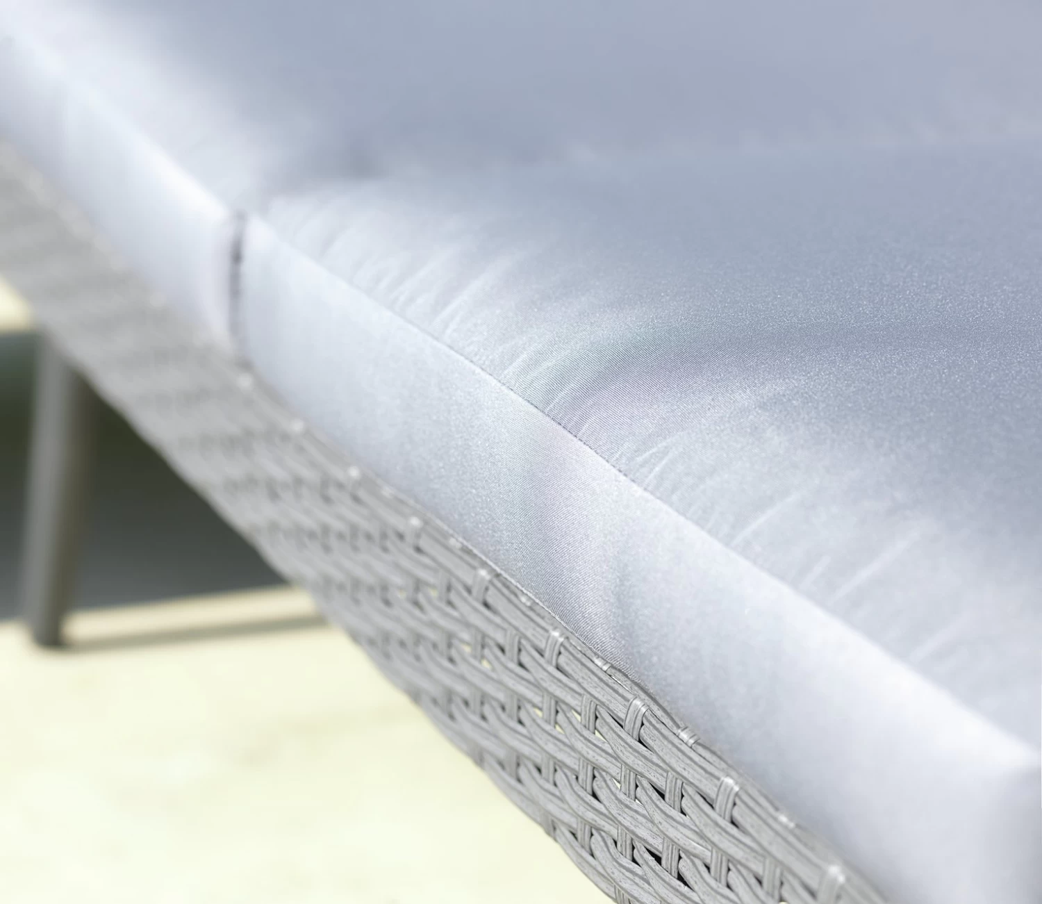 Habitat 5 Seater Rattan Effect Garden Corner Sofa Set - Grey 16 Habitat 5 Seater Rattan Effect Garden Corner Sofa Set - Grey - Image 14