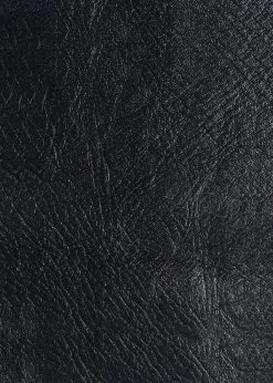 Habitat Milford Leather 2 Seater Sofa - Black -Habitat 9398335 R B001