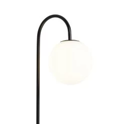 Habitat Sagara Opal Shelf Floor Lamp - Black -Habitat 9401318 R Z006A