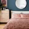 Habitat Cotton Dot Penny Pink & Black Bedding Set - Single -Habitat 9401882 R Z001A