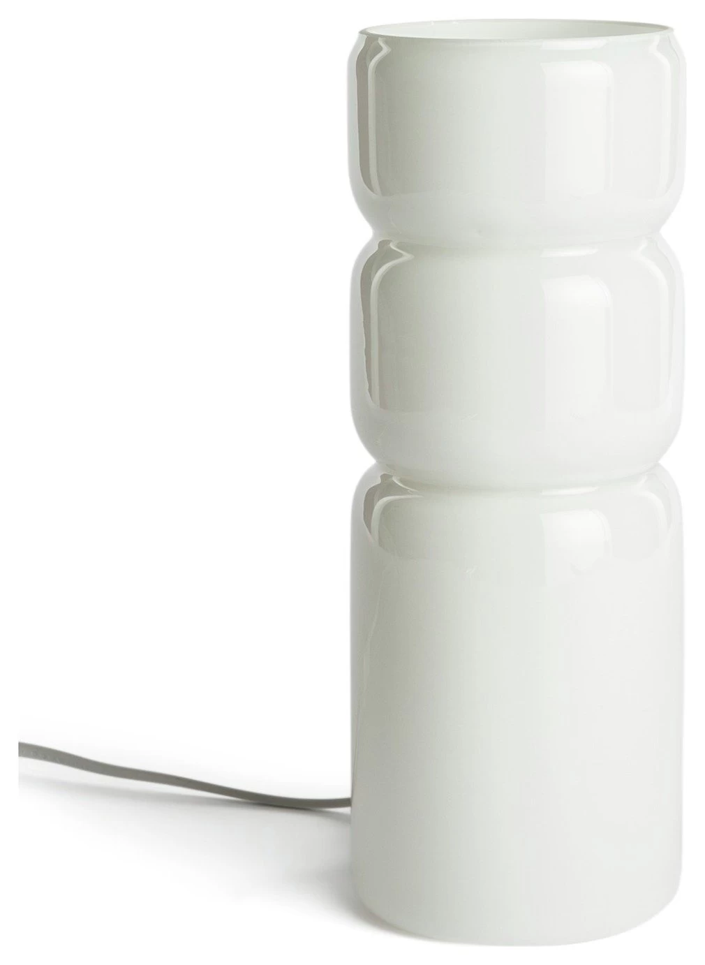 Habitat Parr Glass Column Table Lamp - White 4 Habitat Parr Glass Column Table Lamp - White - Image 2