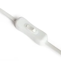 Habitat Parr Glass Column Table Lamp - White 12 Habitat Parr Glass Column Table Lamp - White -Habitat 9404504 R Z004A