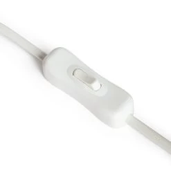 Habitat Lucetta Glass Table Lamp - White -Habitat 9404645 R Z004A