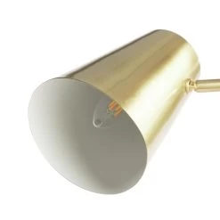 Habitat Iras Brass 2 Light Floor Lamp - Gold -Habitat 9404834 R Z002A