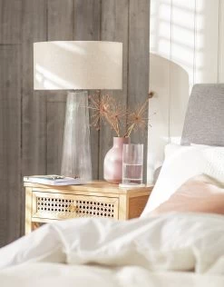 Habitat Le Marais Ribbed Glass Table Lamp Base Only - Clear 13 Habitat Le Marais Ribbed Glass Table Lamp Base Only - Clear -Habitat 9404968 R Z002C