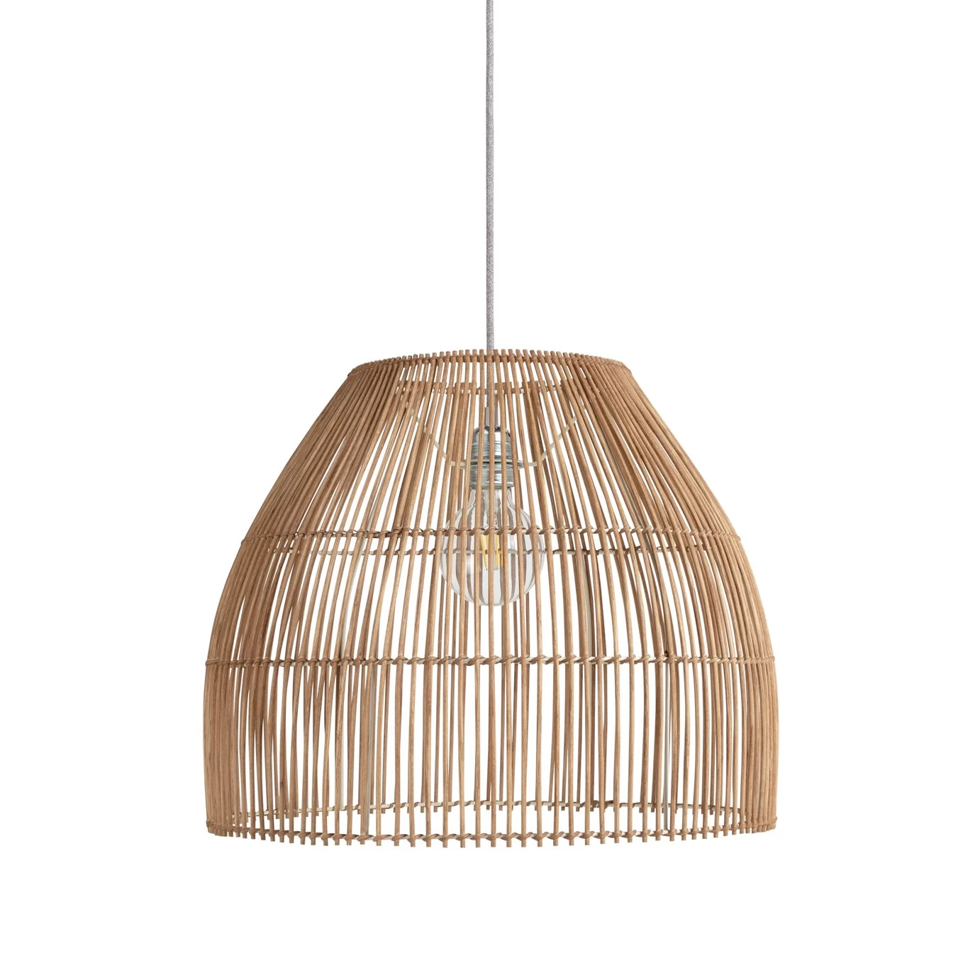 Habitat Emillius Rattan Pendant Shade 4 Habitat Emillius Rattan Pendant Shade - Image 2