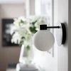 Habitat Salarino Opal Glass Bathroom Wall Light - Black 2 Habitat Salarino Opal Glass Bathroom Wall Light - Black -Habitat 9404999 R Z001A