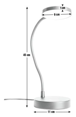 Habitat Mopsa LED Desk Lamp - Black -Habitat 9405187 R E001