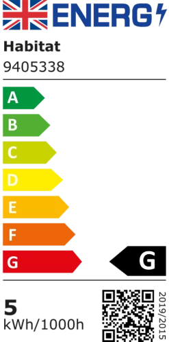 Habitat Mopsa Clip Lamp - Black -Habitat 9405338 R A001