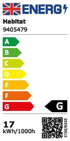 Habitat Spiral LED Tripod Floor Lamp - Chrome -Habitat 9405479 R A001