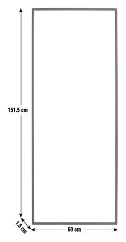 Habitat Scarcus Frame LED Floor Lamp - Black -Habitat 9405802 R E001