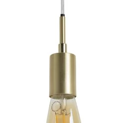 Habitat Lockie Brushed Brass Pendant Ceiling Light - Gold -Habitat 9406179 R Z002A