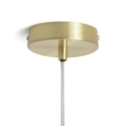 Habitat Lockie Brushed Brass Pendant Ceiling Light - Gold -Habitat 9406179 R Z003A