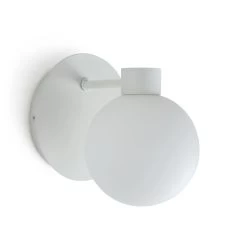 Habitat Opal Glass Wall Light - White 6 Habitat Opal Glass Wall Light - White -Habitat 9406234 R Z001C