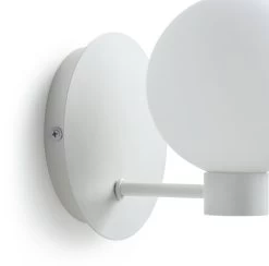 Habitat Opal Glass Wall Light - White 7 Habitat Opal Glass Wall Light - White -Habitat 9406234 R Z002C