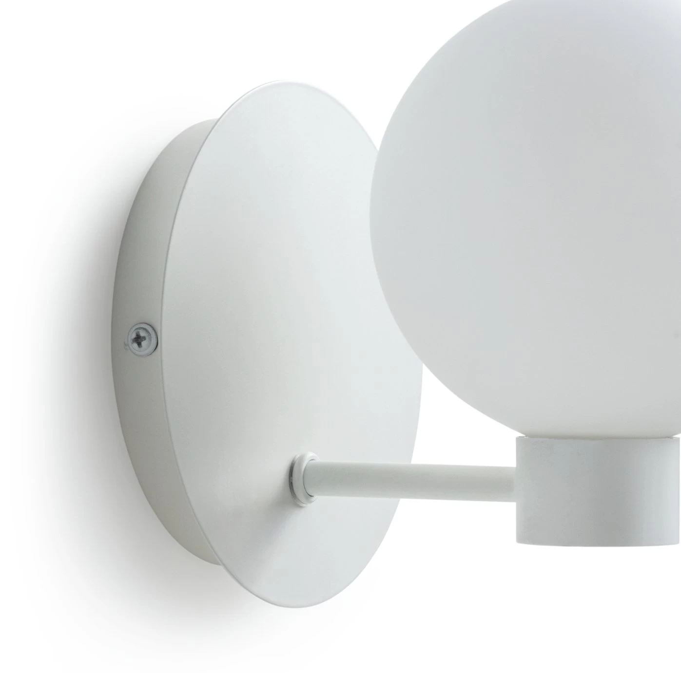 Habitat Opal Glass Wall Light - White 5 Habitat Opal Glass Wall Light - White - Image 3