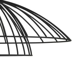 Habitat Kiso 2 Tier Wire Pendant Shade - Black 9 Habitat Kiso 2 Tier Wire Pendant Shade - Black -Habitat 9406430 R Z002A