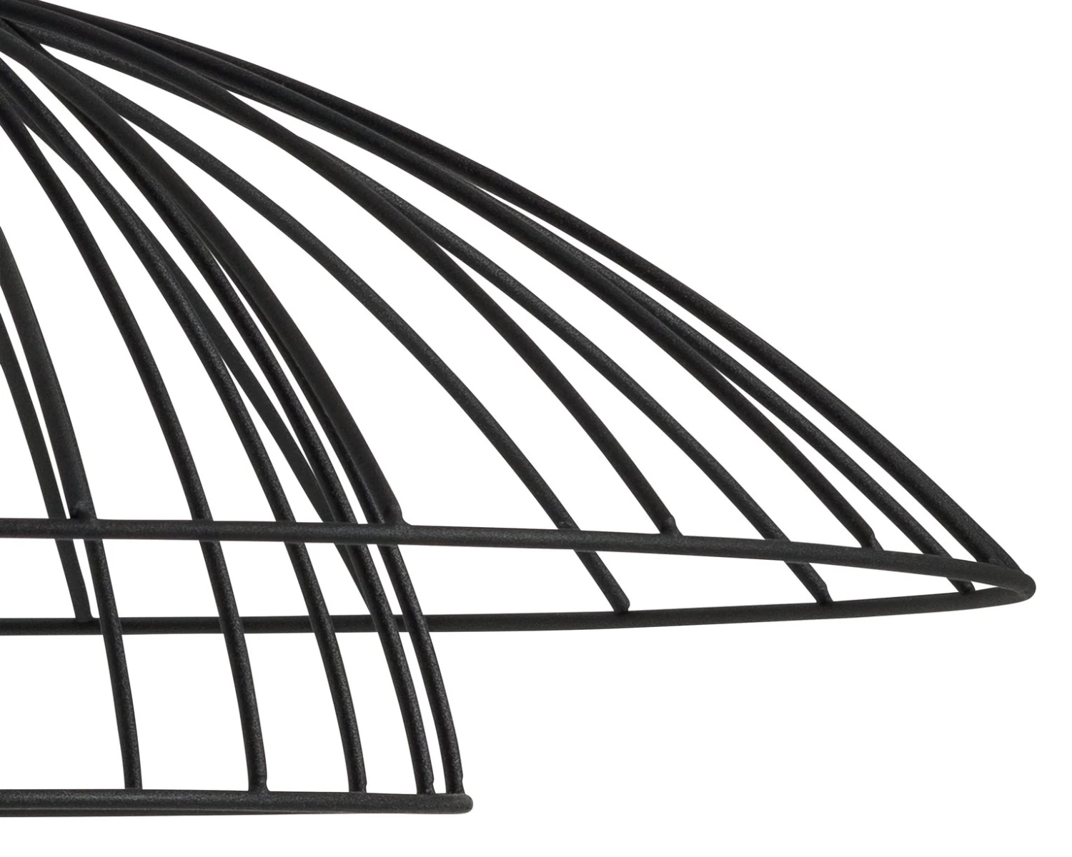 Habitat Kiso 2 Tier Wire Pendant Shade - Black 5 Habitat Kiso 2 Tier Wire Pendant Shade - Black - Image 3