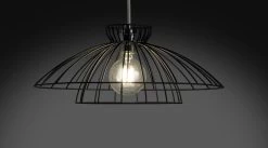 Habitat Kiso 2 Tier Wire Pendant Shade - Black 11 Habitat Kiso 2 Tier Wire Pendant Shade - Black -Habitat 9406430 R Z002C