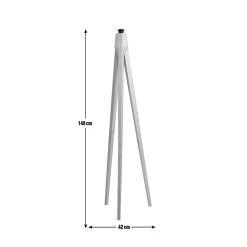 Habitat Tripod Wooden Floor Lamp Base Only - Ash -Habitat 9412888 R Z001E