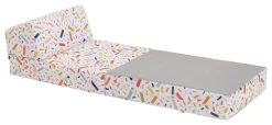 Habitat Kids Zowie Confetti Fabric Chair Bed -Habitat 9417395 R Z002A