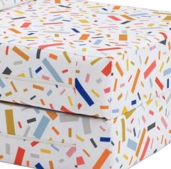 Habitat Kids Zowie Confetti Fabric Chair Bed -Habitat 9417395 R Z003A