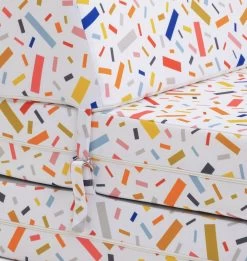 Habitat Kids Zowie Confetti Fabric Chair Bed -Habitat 9417395 R Z005A