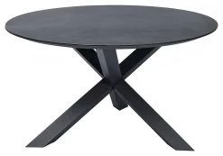 Habitat Aegaen 6 Seater Metal Patio Set - Grey -Habitat 9417515 R Z007A