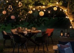 Habitat Aegaen 6 Seater Metal Patio Set - Grey -Habitat 9417515 R Z012C