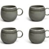 Habitat Evora Set Of 4 Stoneware Mugs - Green 1 Habitat Evora Set Of 4 Stoneware Mugs - Green -Habitat 9424876 R Z001A