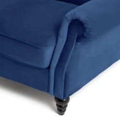 Habitat Joel 3 Seater Fabric Clic Clac Sofa Bed – Navy -Habitat 9429479 R Z006A