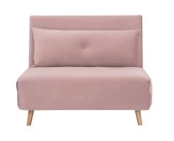 Habitat Roma Single Velvet Chairbed - Pink 21 Habitat Roma Single Velvet Chairbed - Pink -Habitat 9431168 R Z018A