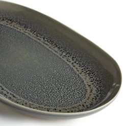 Habitat Evora Stoneware Serving Platter - Green -Habitat 9437605 R Z002A